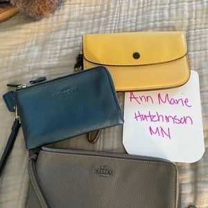 NWOT coach wristlet